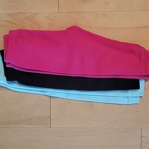 Garanimals- Three Leggings - Pink, Black, Light Blue. 24 Months. Excellent Cond.